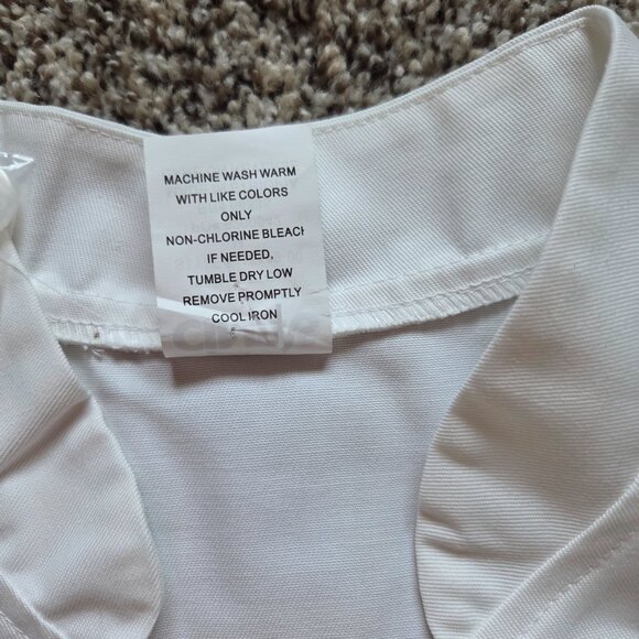 Cintas Men's White Chef's Coat Size Med Jacket Uniform Pockets New NWOT - Picture 4 of 7